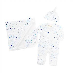 NEW PETIDOUX baby's twinkle twinkle baby pajama set in blue
